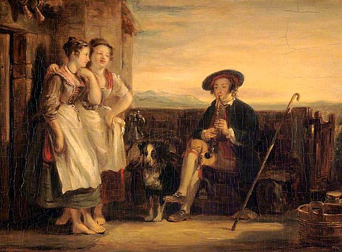 A Scene from Ramsay's 'The Gentle Shepherd', 1823, David Wilkie
