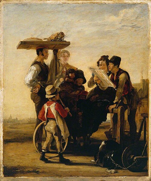 Newsmongers, 1821, David Wilkie