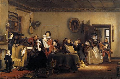 Reading the Will, 1820, David Wilkie
