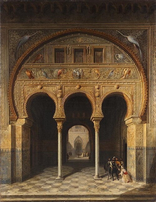 Los Reales Alcázares de Sevilla, 1846, Manuel Barrón y Carrillo