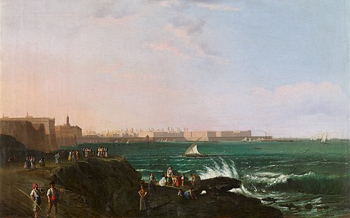 View of Cadiz, 1854, Manuel Barrón y Carrillo