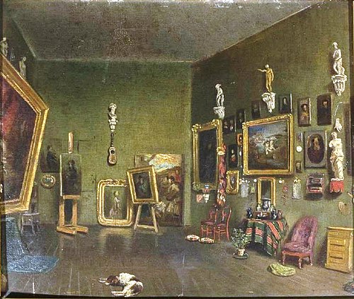 In the Study, 1852, Manuel Cabral Aguado Bejarano