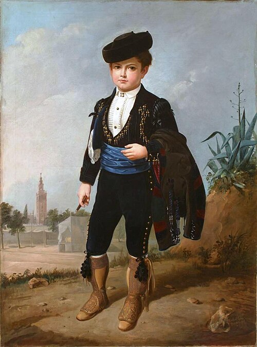 Alfonsito Cabral con puro, 1865, Manuel Cabral Aguado Bejarano