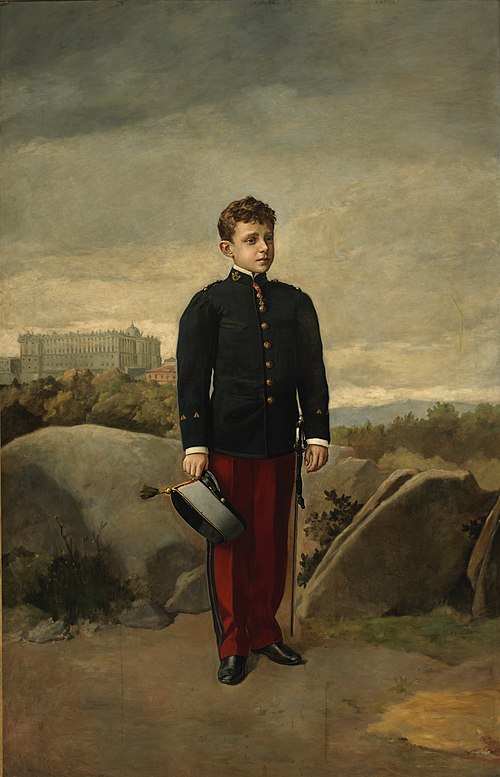 Alfonso XIII cadete, 1896, Manuel García y García