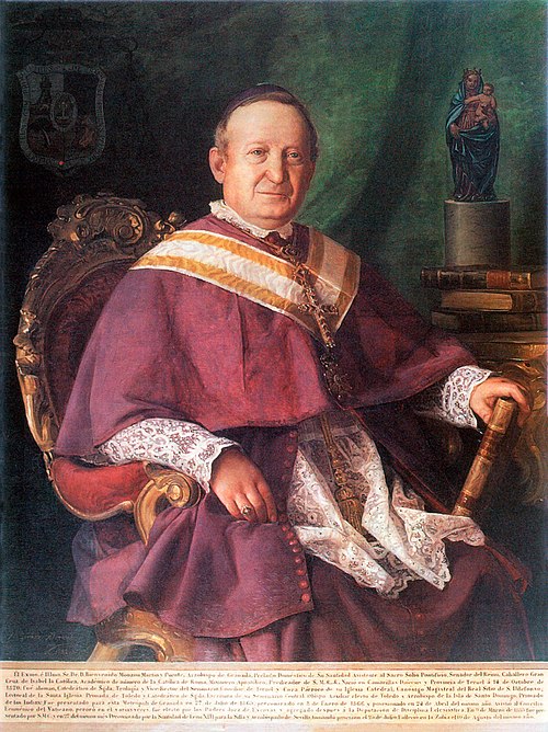 Retrato de Bienvenido Monzón Martín y Puente, 1892, Manuel Gómez-Moreno González