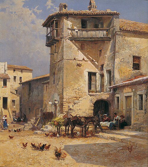 Antícoli Corrado Square, 1922, Mariano Barbasán Lagueruela
