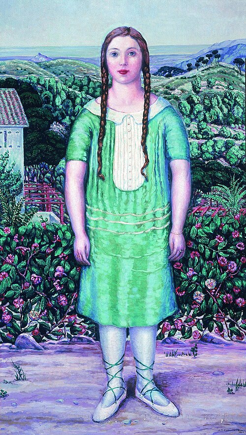 Girl Vacationing, 1925, Marià Pidelaserra