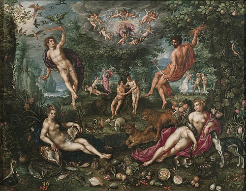 Paradise with the Four Elements, 1606, Denys van Alsloot