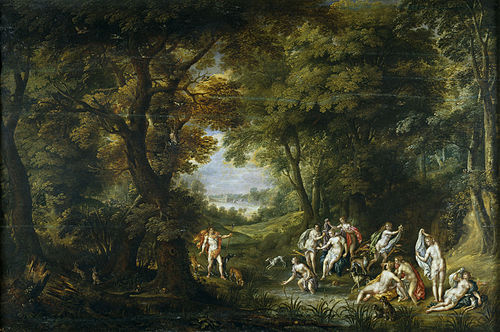 Landscape with Diana and Acteon, 1608, Denys van Alsloot