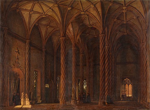 Vista de la Lonja de la Seda en Valencia, 1866, Pablo Gonzalvo