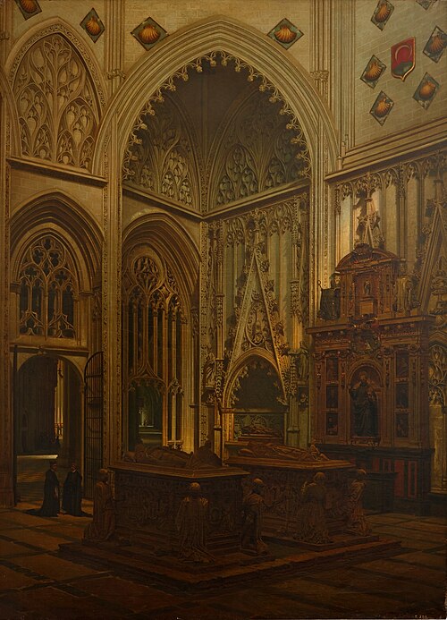 Capilla y sepulcros del condestable de Castilla don Álvaro de Luna y de su mujer doña Juana de Pimen, 1862, Pablo Gonzalvo