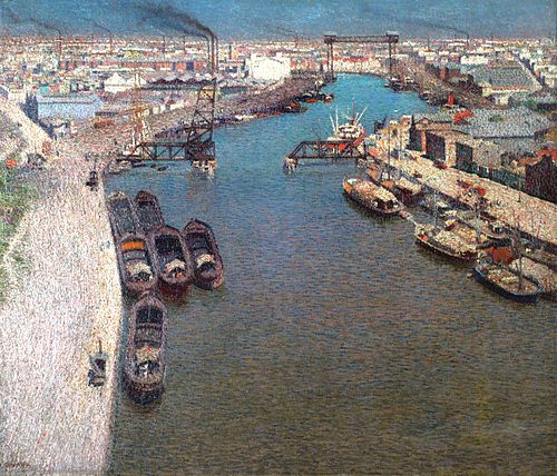 The creek, 1916, Pío Collivadino