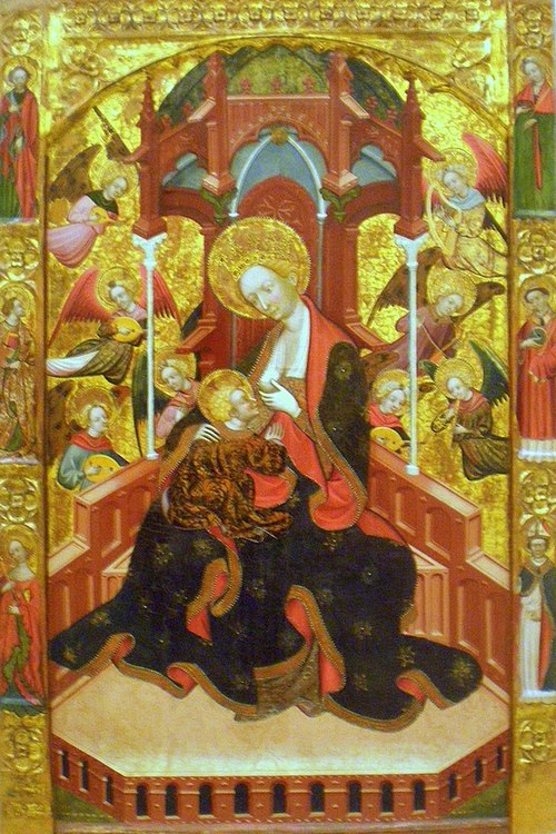 Virgin Suckling the Child, 1420, Ramon de Mur