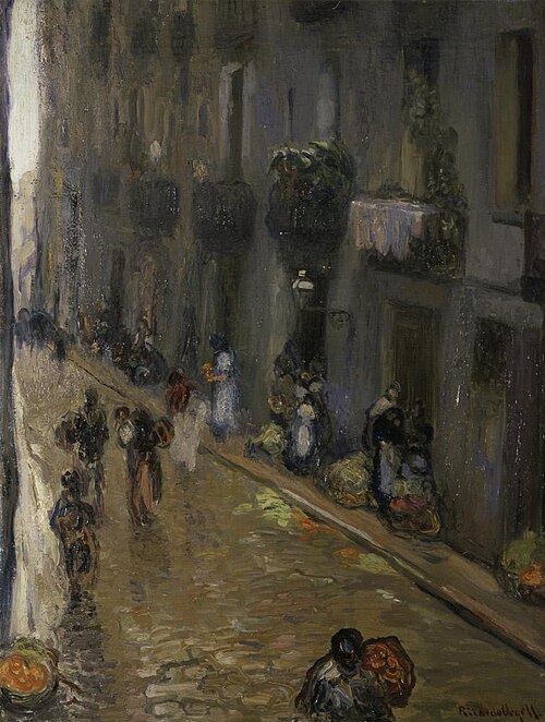 Calle de los Arrebales (Carrer de l'Aurora), Barcelona, 1905, Ricard Urgell i Carreras