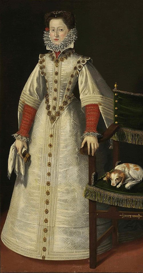 Portrait of Polyxena von Pernstein, 1585, Roland de Mois