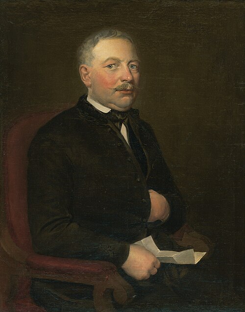 Podobizeň Karola Fiedlera, 1884, Jenő Doby
