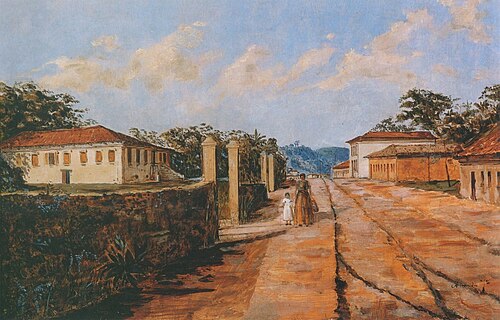 Rua de São Paulo Antigo (Rua da Consolação no século XIX)., 1850, Gani Gashi