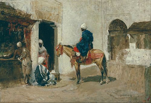 Sketch for 'Arab Café', 1891, Tomàs Moragas i Torras