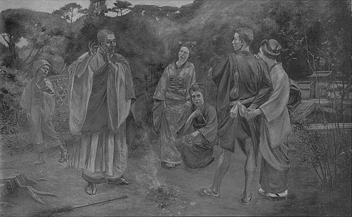 Talk on Ancient Romance, 1898, Kuroda Seiki