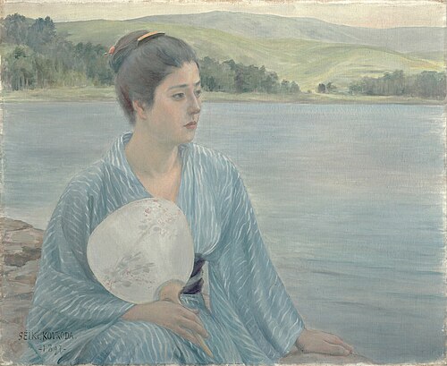 Lakeside, 1897, Kuroda Seiki