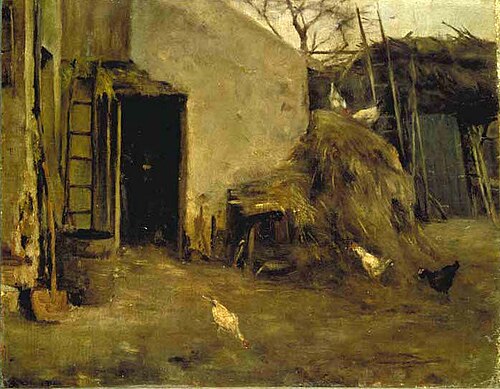 田舎家, 1888, Kuroda Seiki