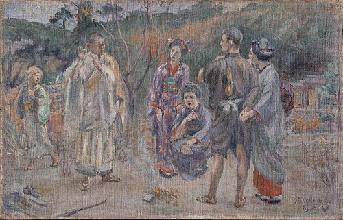 Talk-on-Ancient-Romance-Art, , Kuroda Seiki