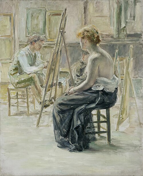 Artist's Studio, 1890, Kuroda Seiki