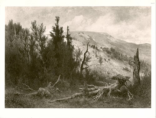 Hügellandschaft, 1858, Eduard Peithner von Lichtenfels
