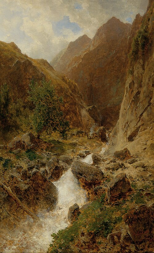Wildbach, 1893, Eduard Peithner von Lichtenfels