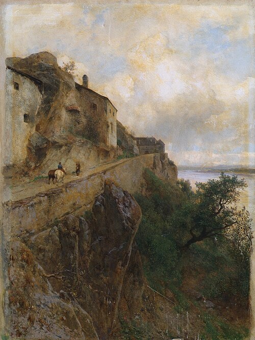 Italian Landscape, 1889, Eduard Peithner von Lichtenfels