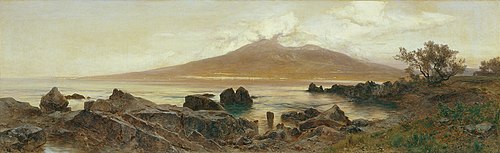 Der Vesuv, 1881, Eduard Peithner von Lichtenfels