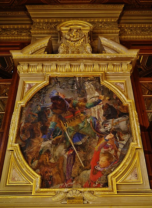 La Vision de saint Hubert, 1882, Paul Baudry