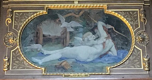 Vénus jouant avec l'Amour, 1858, Paul Baudry