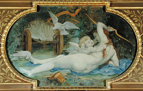 Venus jouant avec l'Amour, , Paul Baudry