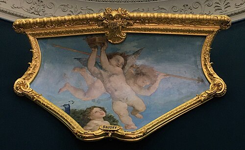 Amours portant les attributs de Junon, 1858, Paul Baudry