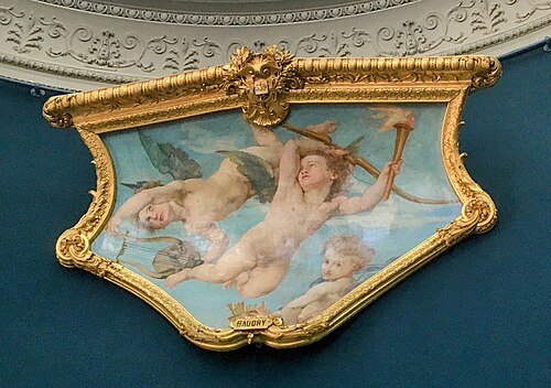 Amours portant les attributs d'Apollon, 1858, Paul Baudry