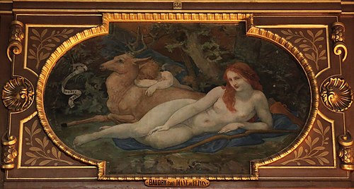 Diane au repos, 1858, Paul Baudry