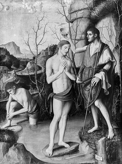 Baptism of christ, 1534, Marco Palmezzano