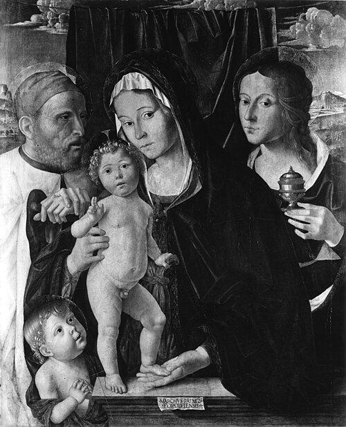 La Sainte Famille, 1500, Marco Palmezzano