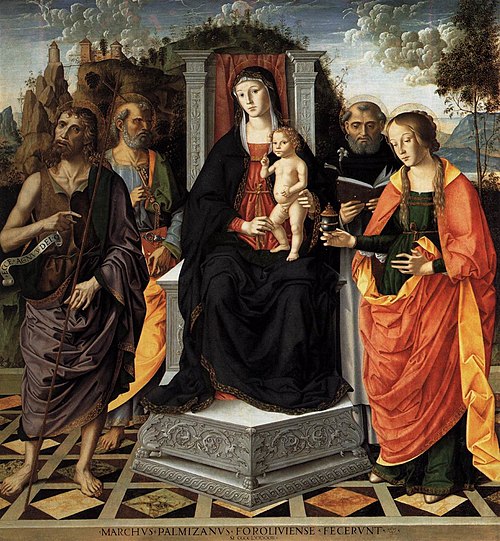 Madonna and Child with Saints, 1472, Marco Palmezzano