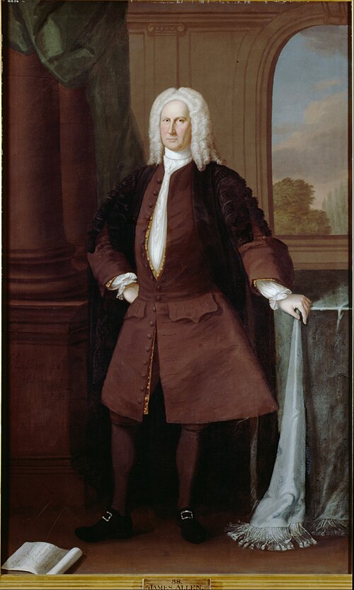 James Allen, 1737, Charles Stoppelaer