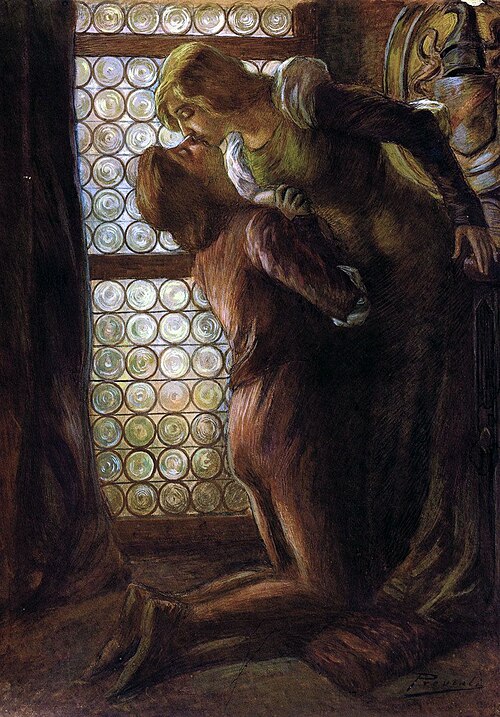 Romeo and Juliet, 1890, Gaetano Previati