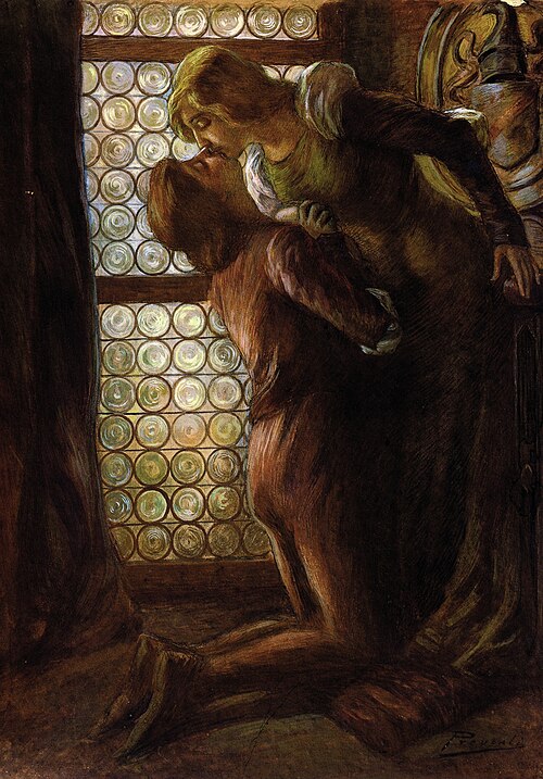 Le Baiser, 1900, Gaetano Previati