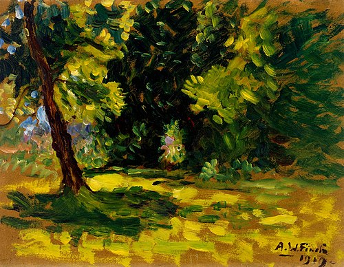 Bushes, 1919, Willy Finch