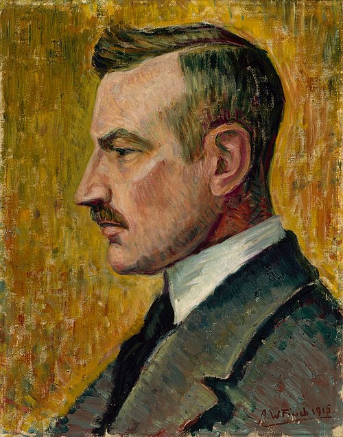 Portrait of the Artist Magnus Enckell, 1915, Willy Finch