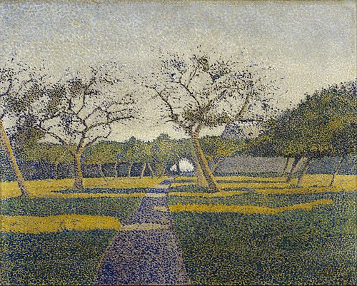 Orchard at La Louvière, 1890, Willy Finch
