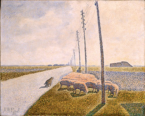 The Road to Nieuport, 1888, Willy Finch