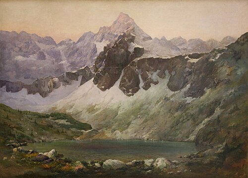 The Morskie Oko Lake, 1924, Aleksander Mroczkowski
