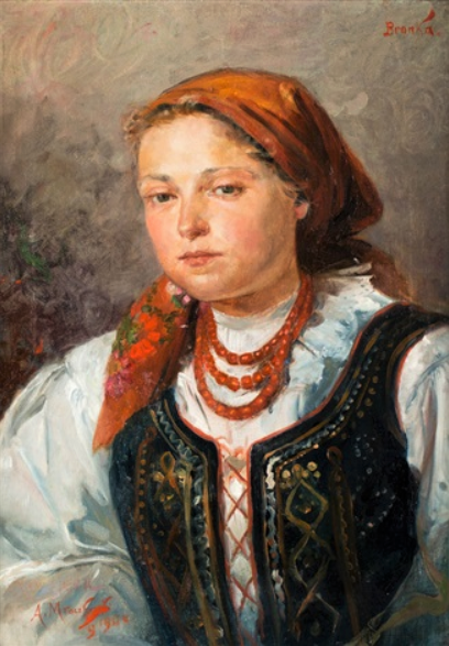 Bronka., 1900, Aleksander Mroczkowski