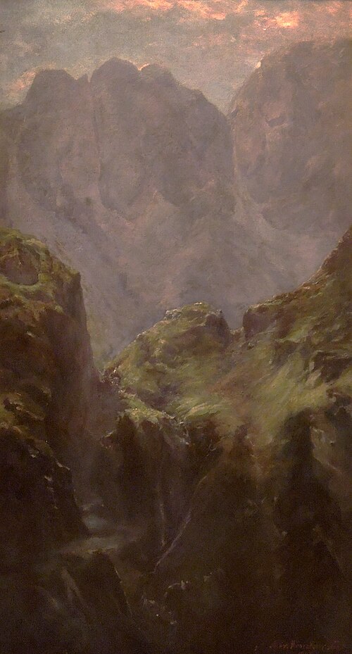 Biała Woda Valley and Gerlach, 1908, Aleksander Mroczkowski